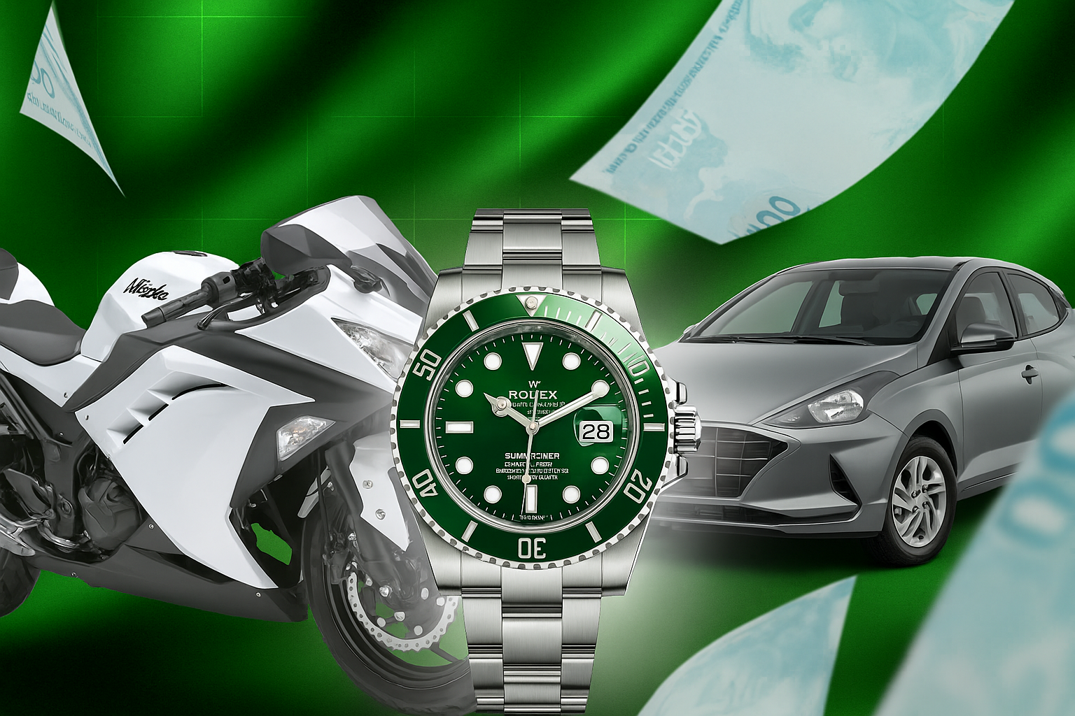 🔥CARRO DOS SONHOS 💎 - R$ 100,00 - PRÊMIOS DE ATÉ R$50.000,00